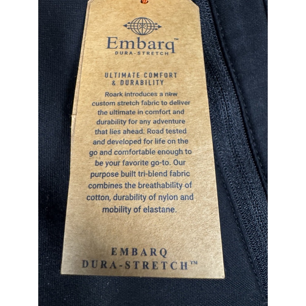Roark Pants Mens Size 38 Black Military Army Layover 2.0 Travel Commuter - Picture 14 of 16
